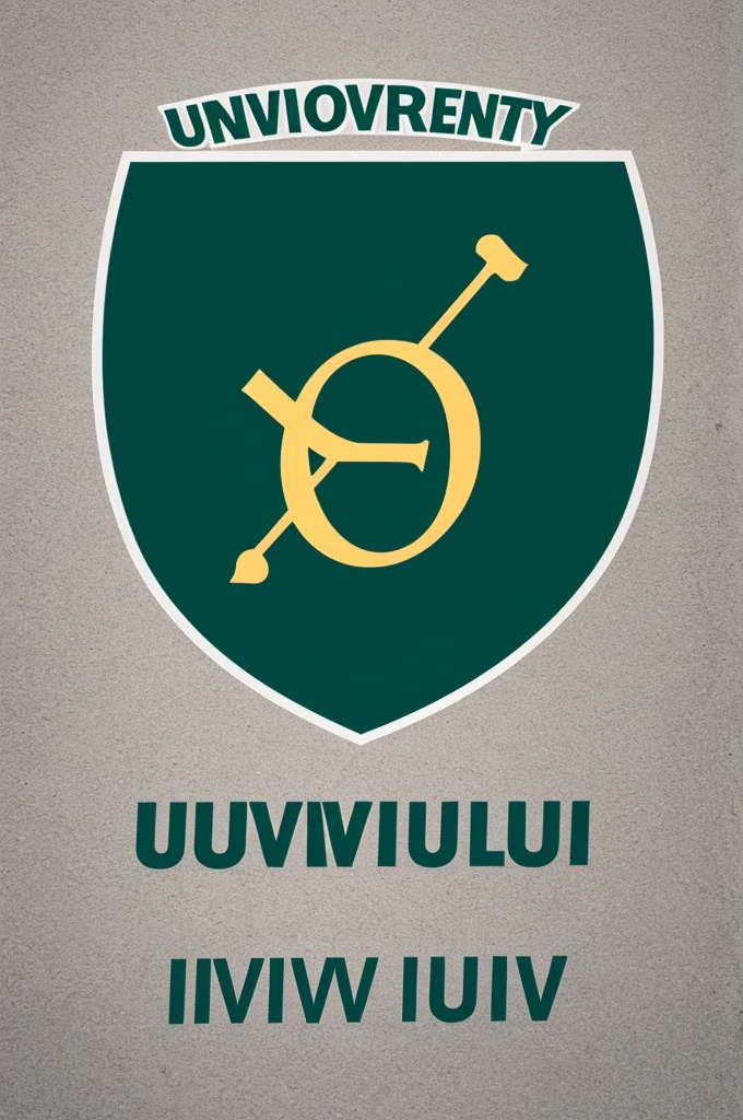 A logo for a university called IUV