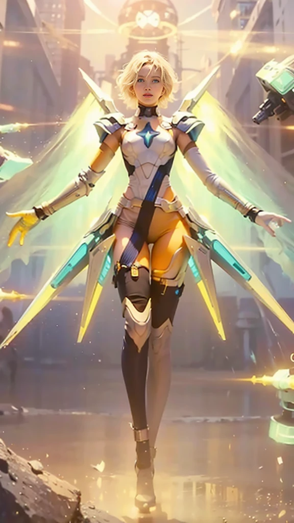 (1girl:1.3), solo, __body-parts__, official art, unified 8k wallpaper, super detailed, beautiful and aesthetic, beautiful, masterpiece, best quality, raw, masterpiece, super fine photo, best quality, super high resolution, photorealistic realism, sunlight, full-body portrait, amazing beauty, dynamic pose, delicate face, vibrant eyes, (from the front), she wears a futuristic Captain America jersey, blue color scheme, (holding a shield), A capital A on chest, very detailed abandoned warehouse background, detailed face, detailed complex busy background, messy, gorgeous, milky white, highly detailed skin, realistic skin details, visible pores, sharp focus, volumetric fog, 8k uhd, DSLR camera, high quality, film grain, fair skin, photo realism, lomography, huge metropolis in future dystopia, seen from below, translucent