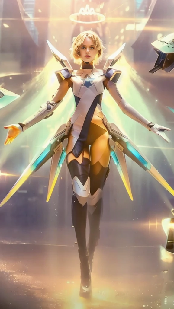 (1girl:1.3), solo, __body-parts__, official art, unified 8k wallpaper, super detailed, beautiful and aesthetic, beautiful, masterpiece, best quality, raw, masterpiece, super fine photo, best quality, super high resolution, photorealistic realism, sunlight, full-body portrait, amazing beauty, dynamic pose, delicate face, vibrant eyes, (from the front), she wears a futuristic Captain America jersey, blue color scheme, (holding a shield), A capital A on chest, very detailed abandoned warehouse background, detailed face, detailed complex busy background, messy, gorgeous, milky white, highly detailed skin, realistic skin details, visible pores, sharp focus, volumetric fog, 8k uhd, DSLR camera, high quality, film grain, fair skin, photo realism, lomography, huge metropolis in future dystopia, seen from below, translucent