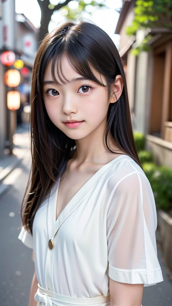 ************, (japanese Famous idol:1.4) (1cute girl:1.4) (very young face:1.4) best quality, face focus, soft light, ultra high res, (photorealistic:1.4), RAW photo, 1japanese girl, solo, cute, (pupil, lights in the eyes), detailed cute face, (small chest),(high resolution detail of human skin texture), Damask Shirt Dress, (portrait)