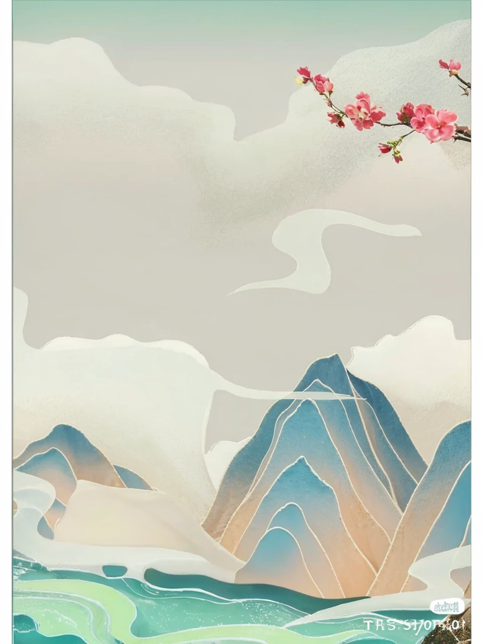 A PS display board background picture