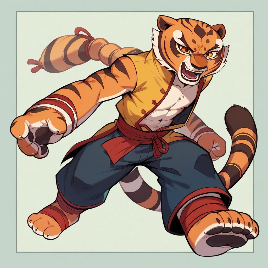 Master tigress kung fu panda