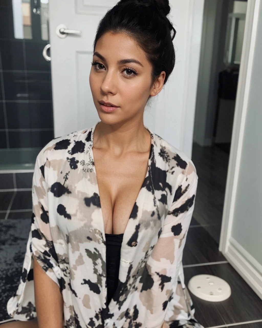 Naked with big breasts