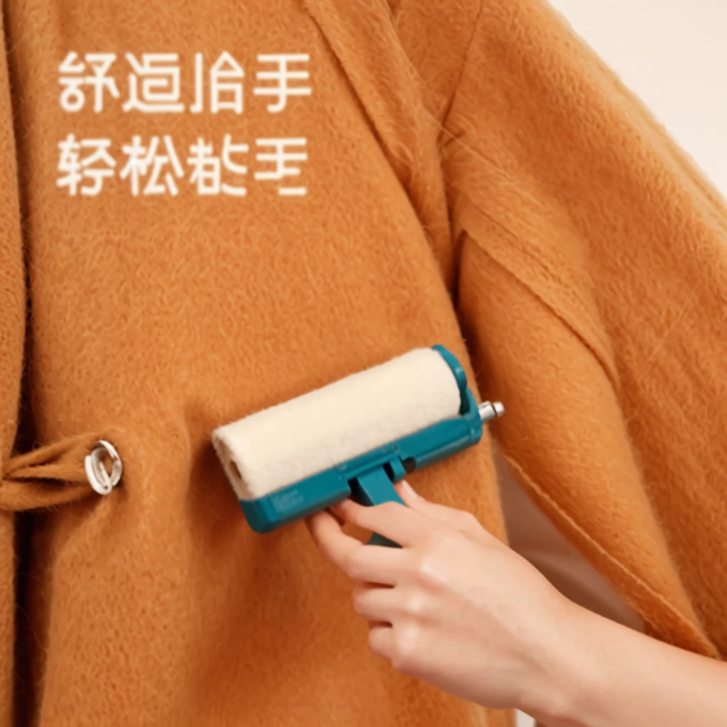 ((Beige short sleeves)),Viscous wool,Hair,Floating hair