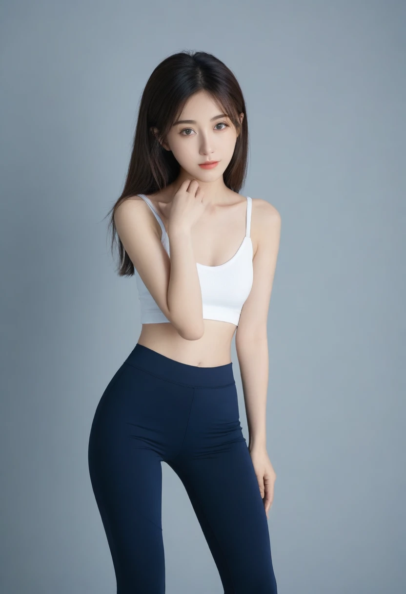 8K, Ultra-high resolution, Highest quality, masterpiece, 三分割法によるphotograph,Surreal, photograph, 1 Girl, (16 years old:1.3), pretty girl, Cute face, Beautiful eyes in every detail, 細かくdetailedに,masterpiece,, One Girl:1.2, Japan Female Announcer,Below the waist,Lower Body,sports gym,skinny pants,Half length,Tight pants,Beautiful leg line beauty,Full of sex appeal,Sensual、(((Ideal body type)))、Perfect Anatomy、鮮明なdetailed、detailed、Surreal、Light and shadow,Strong light