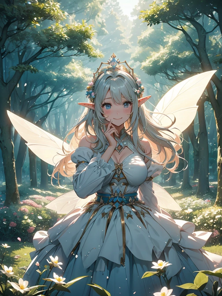最high quality、1woman elf 、Beautiful foam、、CourtyardShining fairy wings、E.G: Worst quality ,Flower fractal art 、see-throughbodystocking,Beautiful side shot, radiance,High-definition depiction, Realistic, 8K, Unity, beautiful Shot, light smile, Beautifully and vividly drawn, , Beautiful, beautiful, clear skin、sexly,beautiful dress,Countless rays of light pouring down, Swirling Light, big background, Raise one arm above your head, Intense light is emitted from the magic circle in front of the girl. forest、Lots of leaves、Green leaves、flower、Particles of light、Bedroom at night、Magic Palace、Fairy tale、
Romanticism,Cowboy Shot: The most beautiful form of chaos, Mr..々Farbe, Intertwined flowers, Particle,magical gentle light,smile,sexly,image quality、masterpiece、Beautiful Face、Super beautiful elf woman((Big breasted 22 year old office lady、Bust 100,Beautiful long ironed hair 、bionde hair,height: 165cm。、sexly、Esbian、、high quality、、Visual art、Written boundary depth、、Elf Ears、、universe、Happy smile、Gentle light、Elf forest、elegant、ticker beautiful decorative、、magic、forest、beautiful tiara、Beautiful bed、Beautiful Landscape、A kind smile、wonderful、Fluttering petals、Dance happily、、Cultivate fantasy、、Mystery light Lots of flowers、、art、forest, palace, art,mystery,Ultra-high resolution,atmosphere