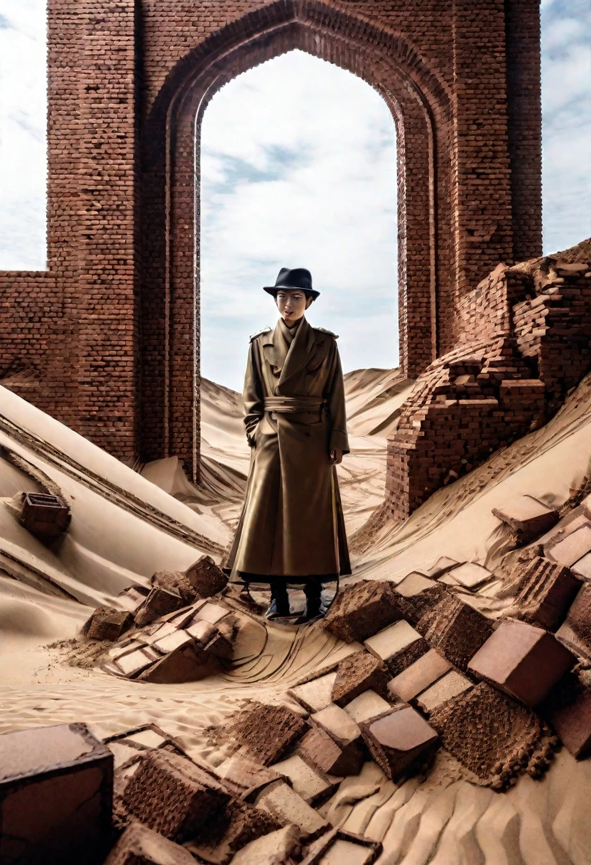 Land of Sand、hourglass、Collapsed bricks