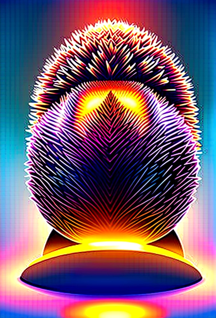 A hedgehog jumping skill icon,Game UI asset design,Dark background,Basic Background