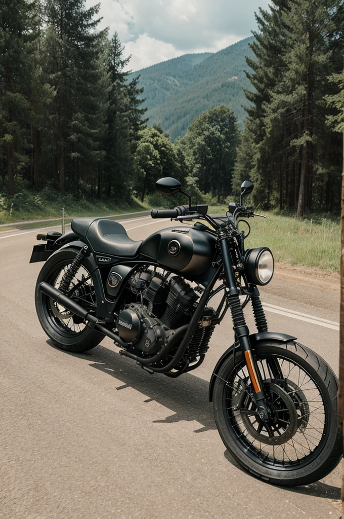 An unimaginable motorcycle that no one ever saw and never existed on earth 