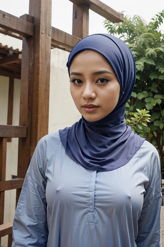 Jilbab nungging bugil outdoor 