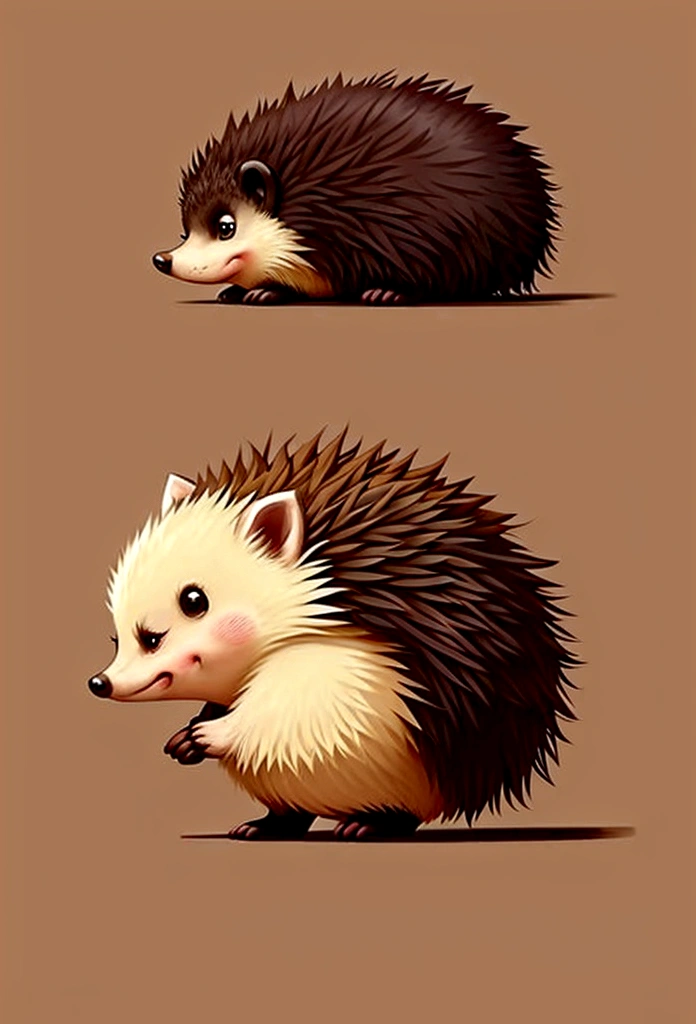 A rolled-up hedgehog，Side view，Game UI asset design，Game 2D Icon，Logo，Skill Icon，Dark background，Basic Background