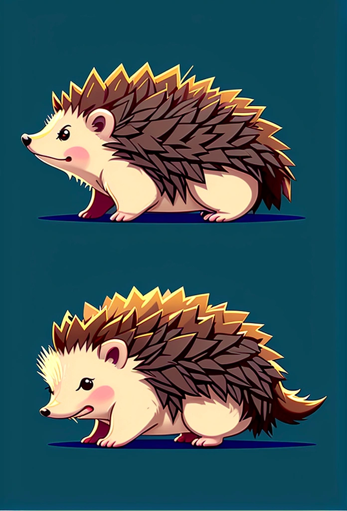 A rolled-up hedgehog,Side view,Game UI asset design,Game 2D Icon,Logo,Skill Icon,Dark background,Basic Background