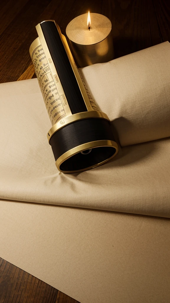 Can you make me a vector of royal scroll paper