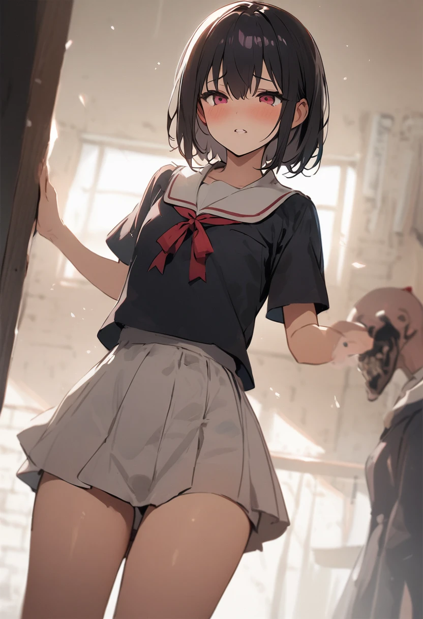 necrophilia、Necrophilia、Raping a corpse、Lust for the corpse、Sexual hobbies、Necrophilia、Necrophilia、Necrophilia、Necrophilia、Necrophilia、Girl、Girl、Short、Younger、、Baby Face、flat cheyes open、Dynamic Angle、masterpiece、best quality、ultra-detail