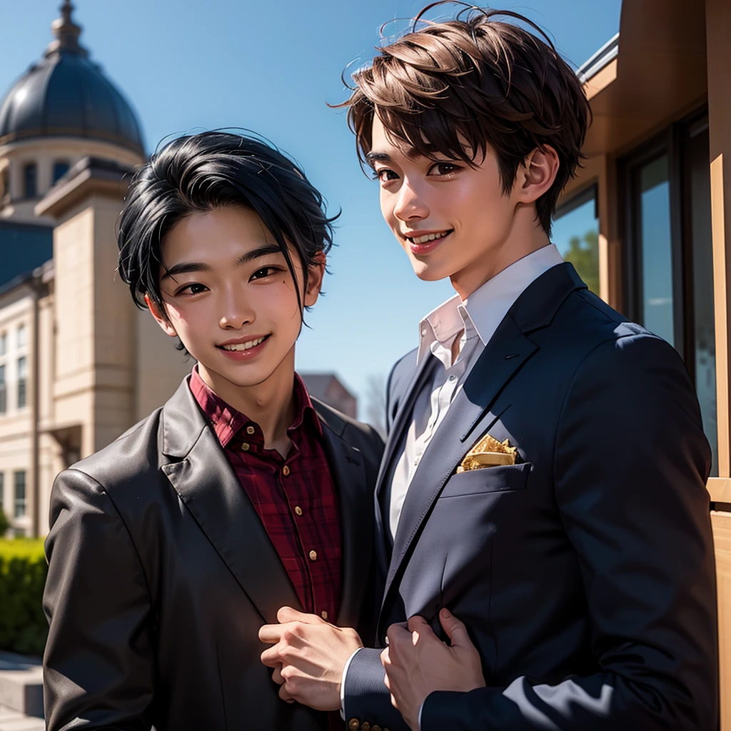 cool、university student、smile、Handsome、Xia Youjie