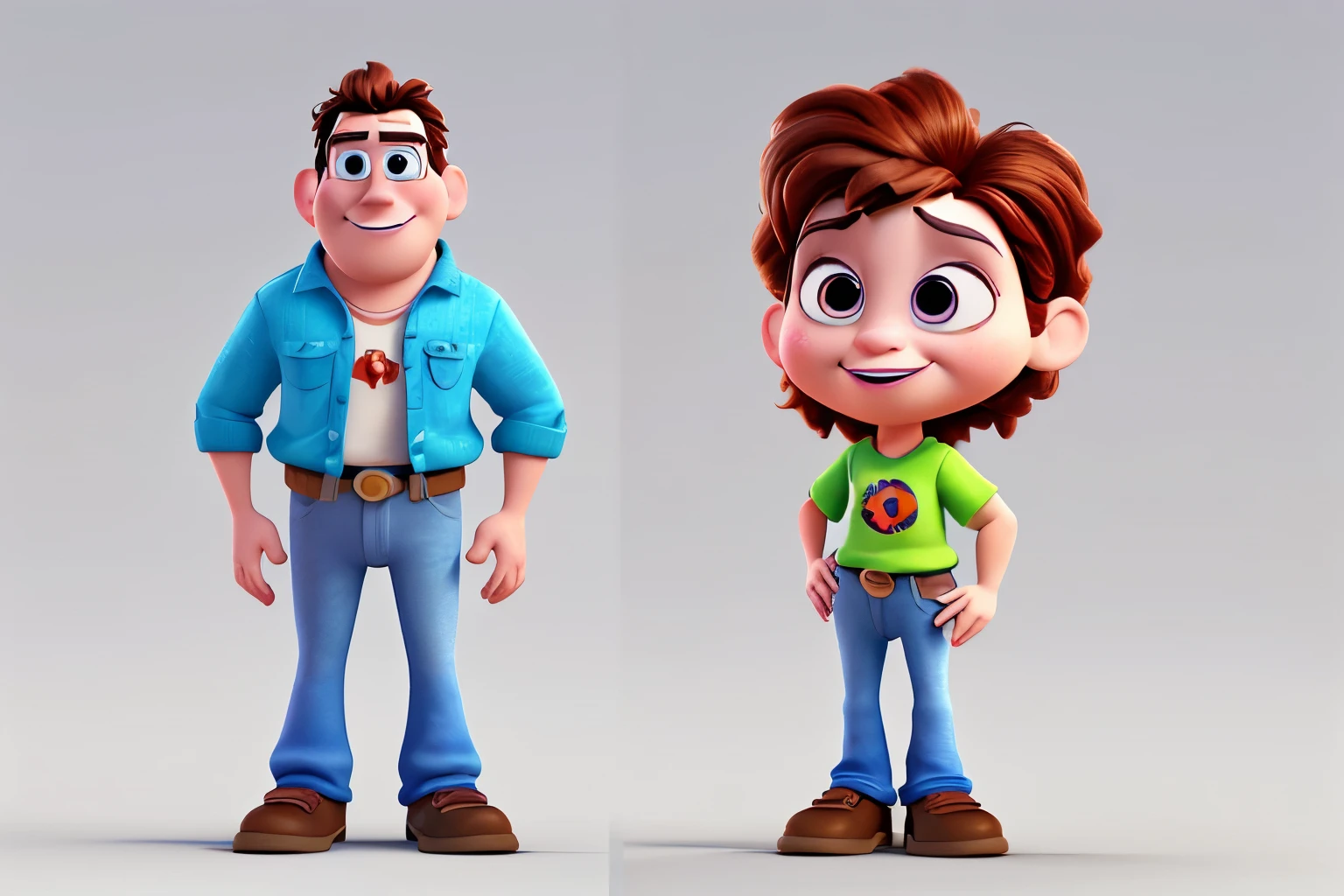 A 3d Disney pixar style character