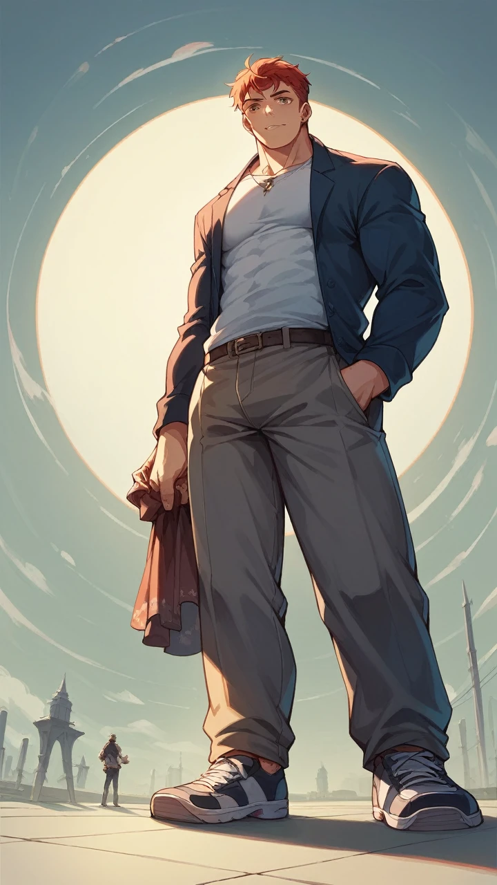 ((live 2D)) masterpiece, 1girl, full body,Sexi Body,Handsome,cool,perspective,刁钻的perspective