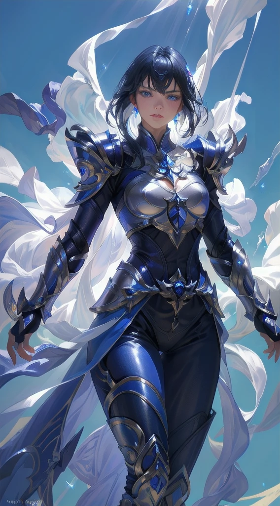 Ultra-high saturation,(tmasterpiece), fully body photo,(best qualtiy), (1girll), starryskybackground,Wearing shiny gold armor, Sexy lingerie type armor,Expose your chest,Expose the waistline,Exposing thighs,cool-pose, Saint Seiya Armor, messy hair,high detal, Anime style, Cinematic lighting, Sparkle, god light, Ray traching, filmgrain, hyper HD, textureskin, super detailing, Anatomical correct, A high resolution,Ultra-high saturation,hight contrast,High-gloss armor,Smooth skin,Serious expressions,Dark room,