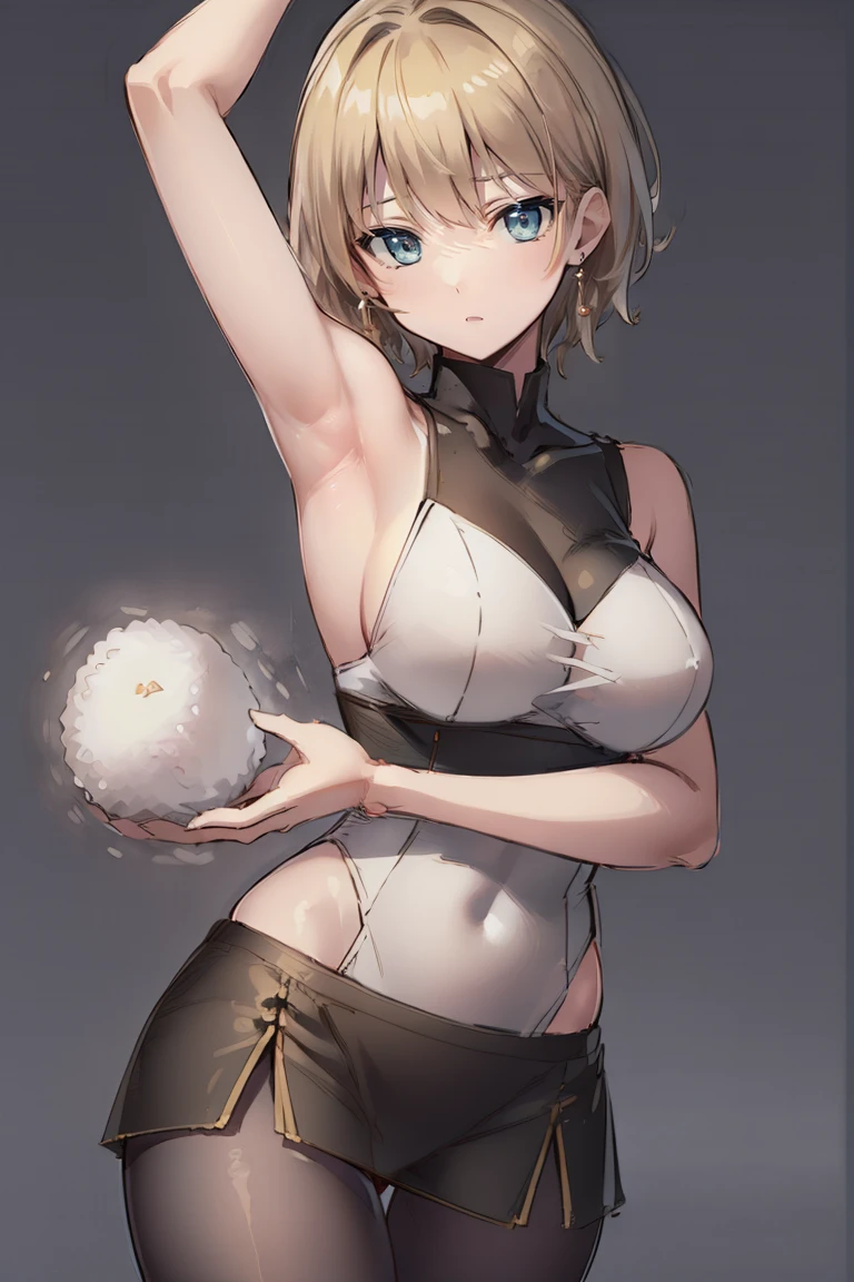 ((focus armpit)), One Girl、solo、short hair, ))、((pantyhose))、((Body stockings))、
Blake Cowboy Shot, View your viewers,
break (Tabletop:1.2), Highest quality, High resolution, unity 8k wallpaper, (figure:0.8), (Beautiful attention to detail:1.6), Highly detailed face, Perfect lighting, Highly detailed CG, (Perfect hands, Perfect Anatomy),(((Onigiri made by armpit)))slender body,large breasts,restaurant, ((hold hansmall riceball))