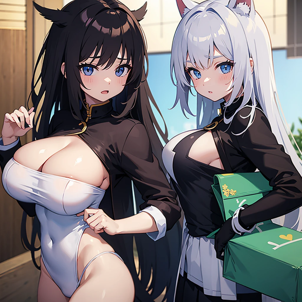 Anime girl, big tits