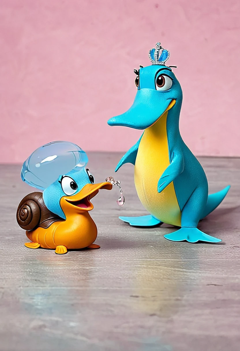 perry the platypus and cinderella fucking a snail