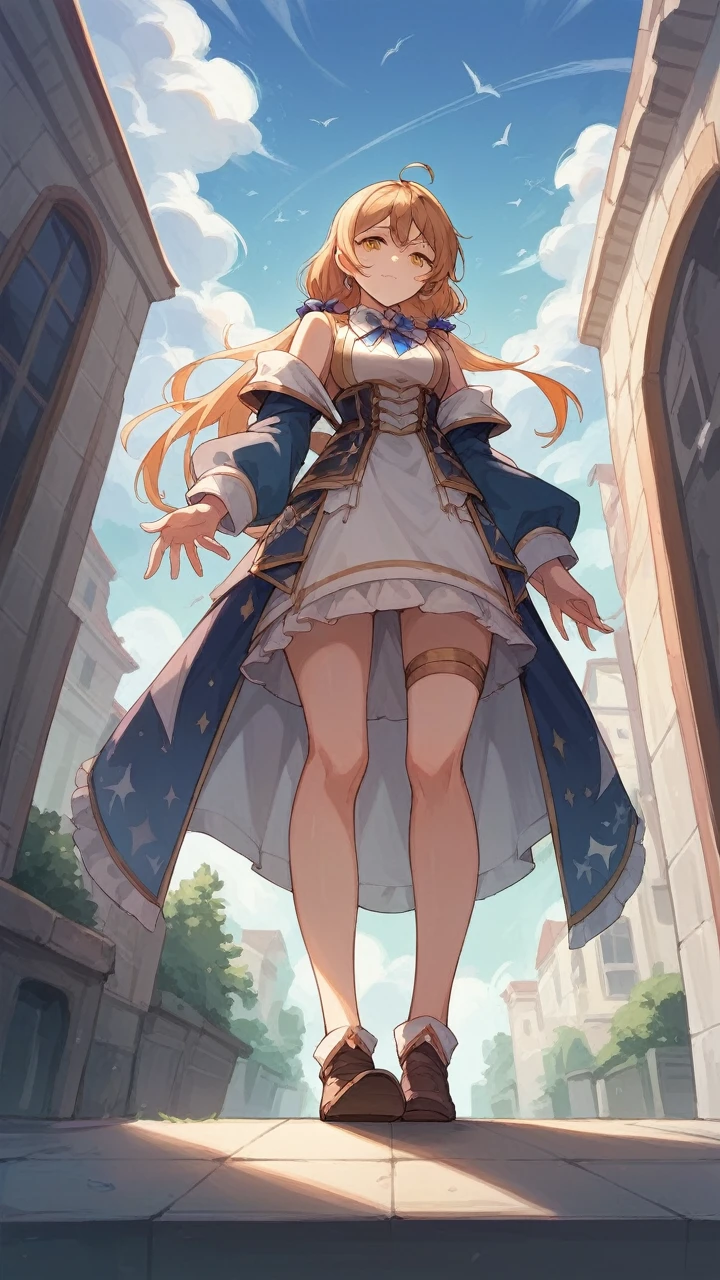 ((live 2D)) masterpiece, 1girl, full body,full,perspective,刁钻的perspective