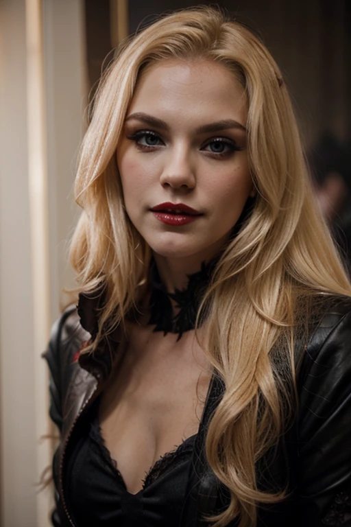 Loads of vampyric glamourose men with blonde hair and naughty expression