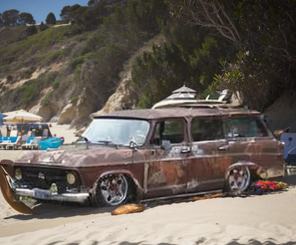 a beautiful California style beach