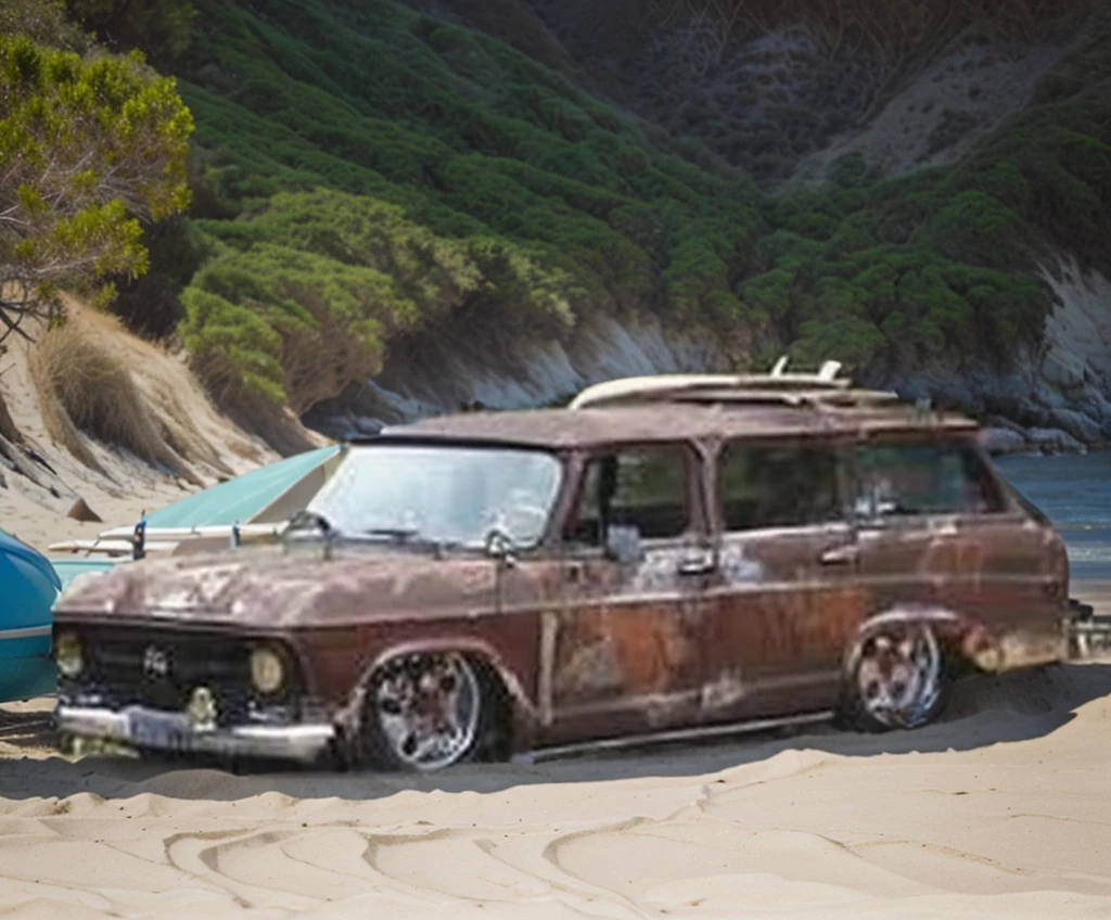 a beautiful California style beach 