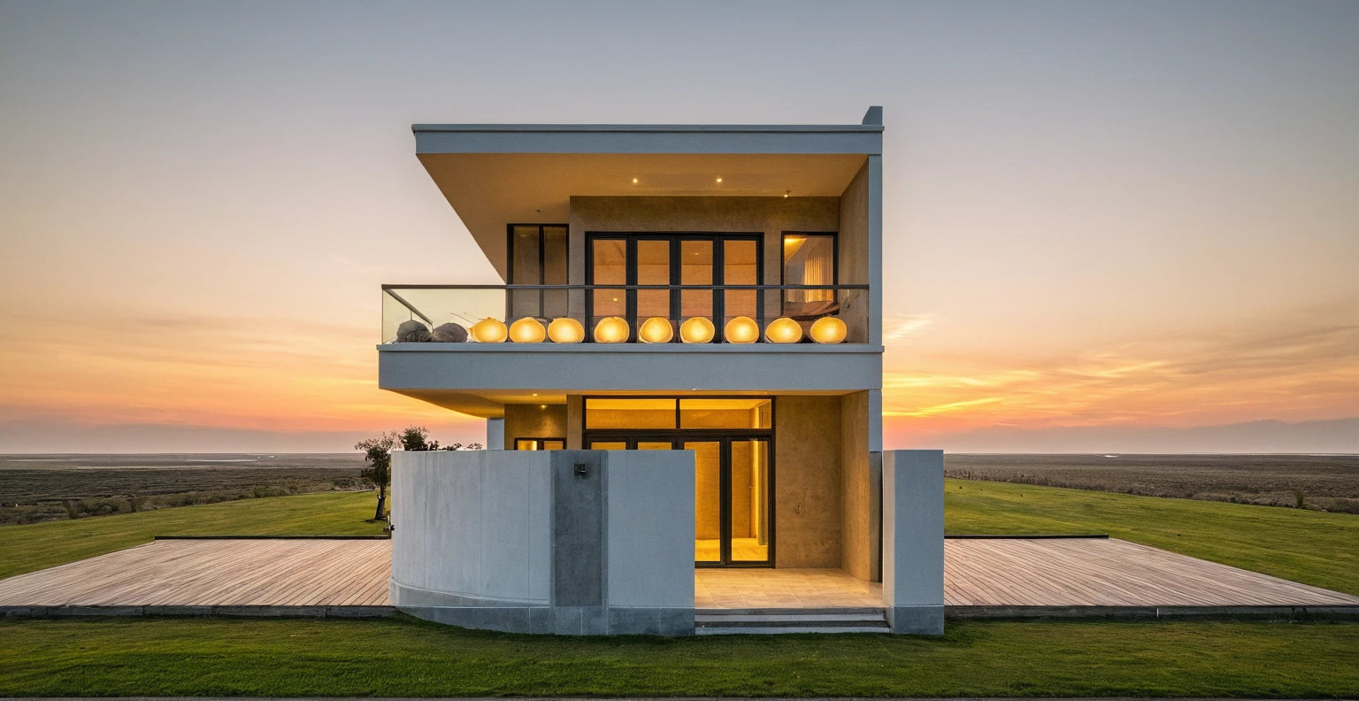 head of'artwork, High quality, best quality, authentique, great detail, En plein air, villa de plain-piedXL, credit group, style de maison moderne dans la rue ,stairs, white wall ,road,pavement, grass, trees, sky, nuvens, (day light:1.1)