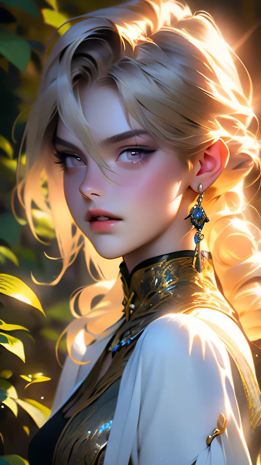 masterpiece, Highest quality, (8K wallpapers incorporating highly detailed CG), (Highest quality), (Best illustrations), (Best Shadow), (Stable Diffusion Model), Violet Evergarden, Sparkling, beautiful, victorian style bedroom, Dynamic Lighting, Written boundary depth､((Upper Body Portrait))､Portrait