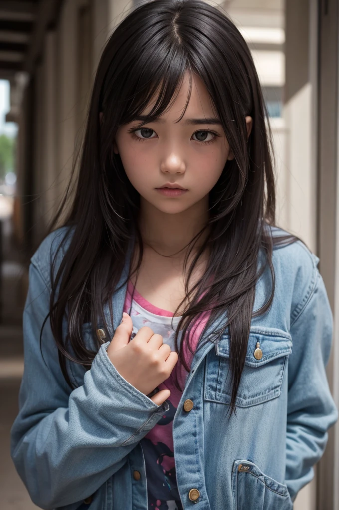 A girl lost in the world