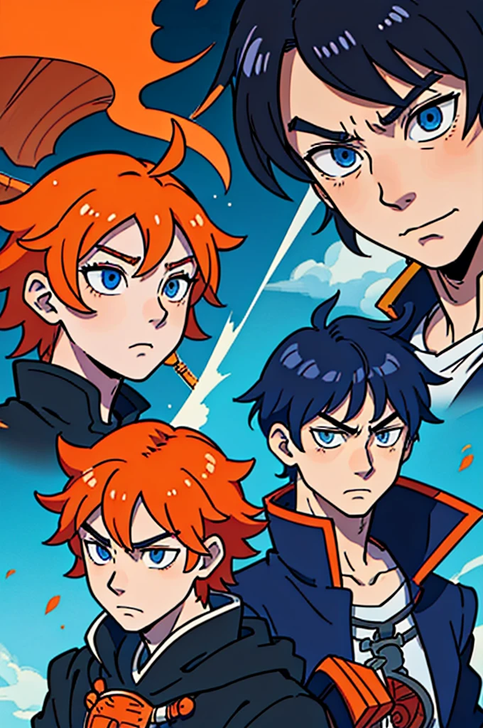 (Best Quality:0.8),
(Best Quality:0.8), perfect anime illustration, anime boy with orange hair and blue eyes, a character portrait inspired by Kentaro Miura, tumblr, what is?, kentaro miura manga art style, orange hair anime boy, KenTaro Miura art style, handsome boy in Demon Slayer art, kentaro miura manga style, KenTaro Miura art, kentaro miura style, a character portrait inspired by Sakai Hōitsu, trend on pixiv, what is?, handsome boy in Demon Slayer art, anime key art, Romantic, genshin impact zhongli, Nagito komaeda, anime key images., male anime character