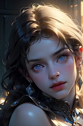 1male with black hair, blue eyes, and pale skin, 31 years old, (best quality,4k,8k,highres,masterpiece:1.2),ultra-detailed,(realistic,photorealistic,photo-realistic:1.37),cinematic lighting,dramatic lighting,intricate details,porcelain skin,elegant,serene,thoughtful expression,atmospheric,moody,dramatic shadows,chiaroscuro,neo-renaissance