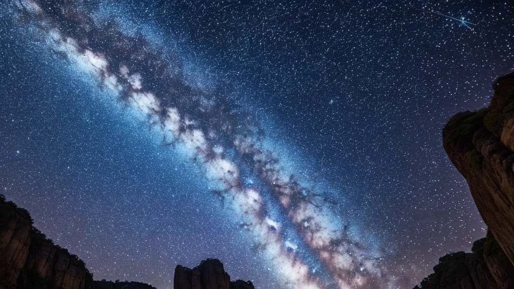 Starry Sky,After nightfall,The magnificent sight of countless twinkling stars in the sky。In the suburbs away from the hustle and bustle of the city,Or fresh air、Mountainous areas with less light pollution,Starry Sky显得尤为清晰和迷人。 When night falls,The sky gradually changes from dark blue to inky black,The stars began to light up one by one,Like a jewel in the sky,Dotted with the boundless night sky。Galaxy,That milky white band of light composed of countless stars,Across the sky,Like the backbone of the sky,Split the night sky in two。在Galaxy的映衬下,Other stars appear even brighter。 Big Dipper,With its unique spoon shape,It has become one of the most recognizable constellations in the northern hemisphere night sky.。Orion、Ursa Major、Ursa Minor and other constellations,Also with its unique arrangement,为Starry Sky增添了几分神秘和浪漫。Shooting stars cross the night sky,Leaving a short and dazzling trail,为Starry Sky增添了一丝动态的美。 在这样的Starry Sky下,People can feel the vastness of the universe and the insignificance of human beings,The soul is purified and sublimated。Starry Sky不仅是天文学家研究宇宙奥秘的窗口,Also a poet、painter、A source of inspiration for musicians,It is also a place where people place their emotions and dreams.。 在Starry Sky下,People can quietly look up,Let your thoughts drift away with the stars,Feel the tranquility and depth of the universe。Starry Sky,It is one of the most beautiful gifts given to mankind by nature.,It reminds us,No matter how busy life is,Don't forget to look up,To admire those eternal and beautiful stars。