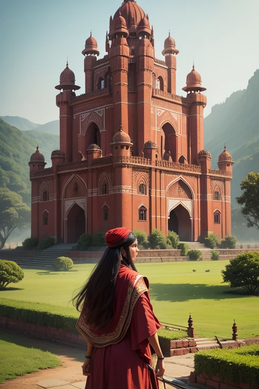 Indian red castles