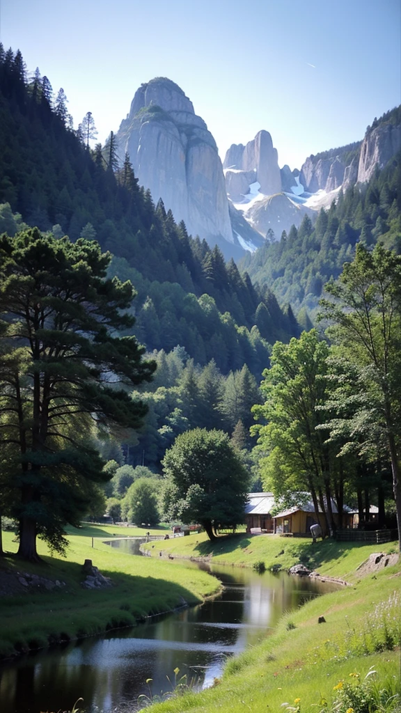 A culture of integrity，Landscape Painting
