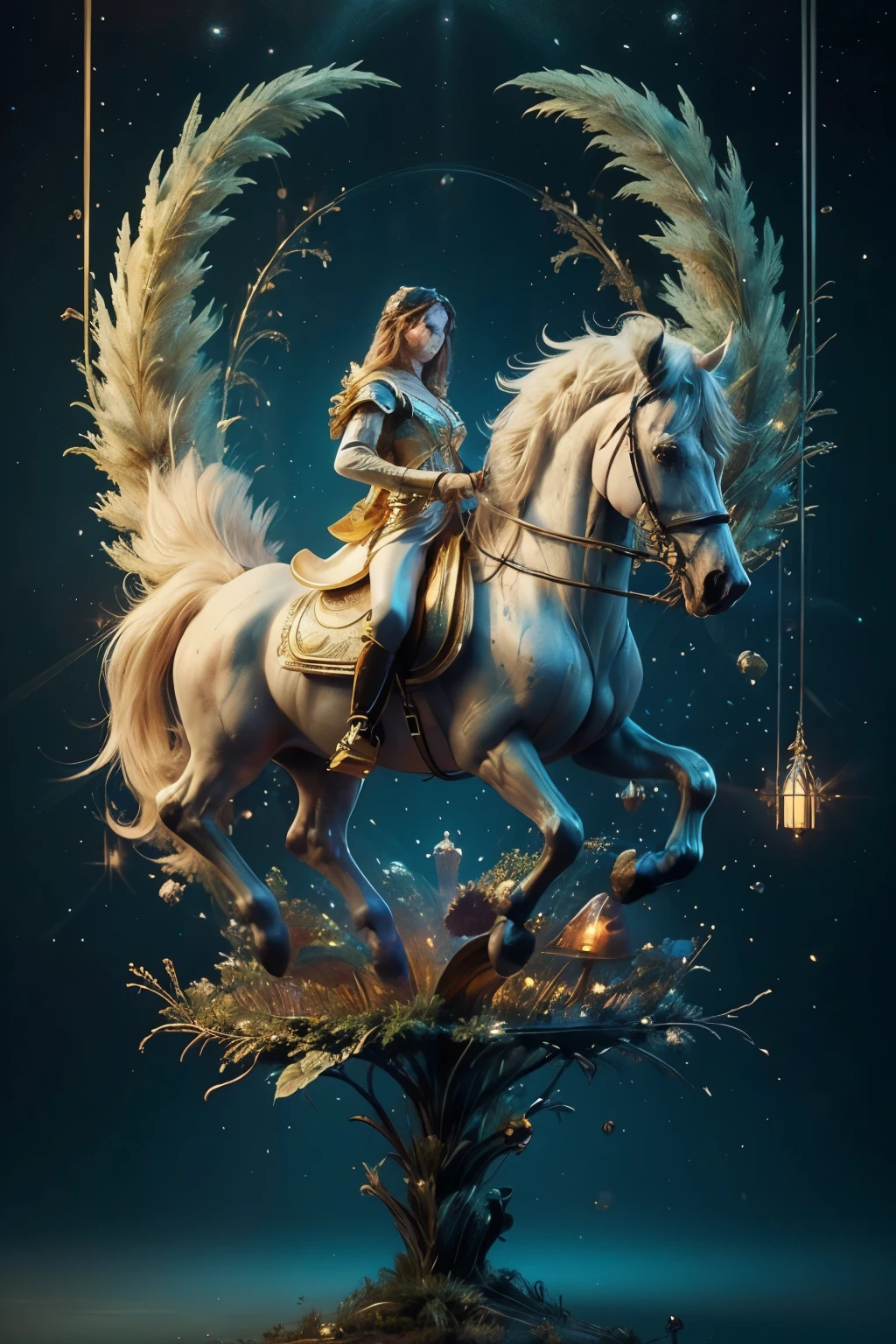 magnificent, celestial, ethereal, painterly, epic, majestic, magical, fantasy art, cover art, dreamy
