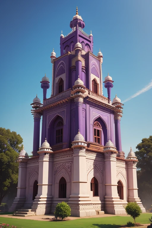 Indian purple castles