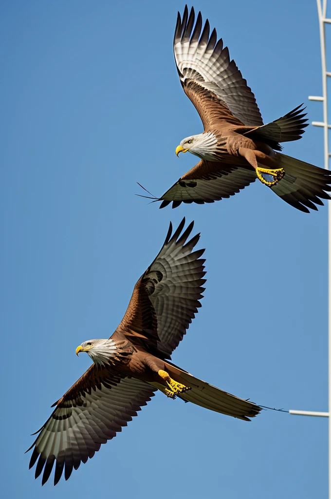 Could you create a red kite cartoon?, as if he were the mascot of a football team