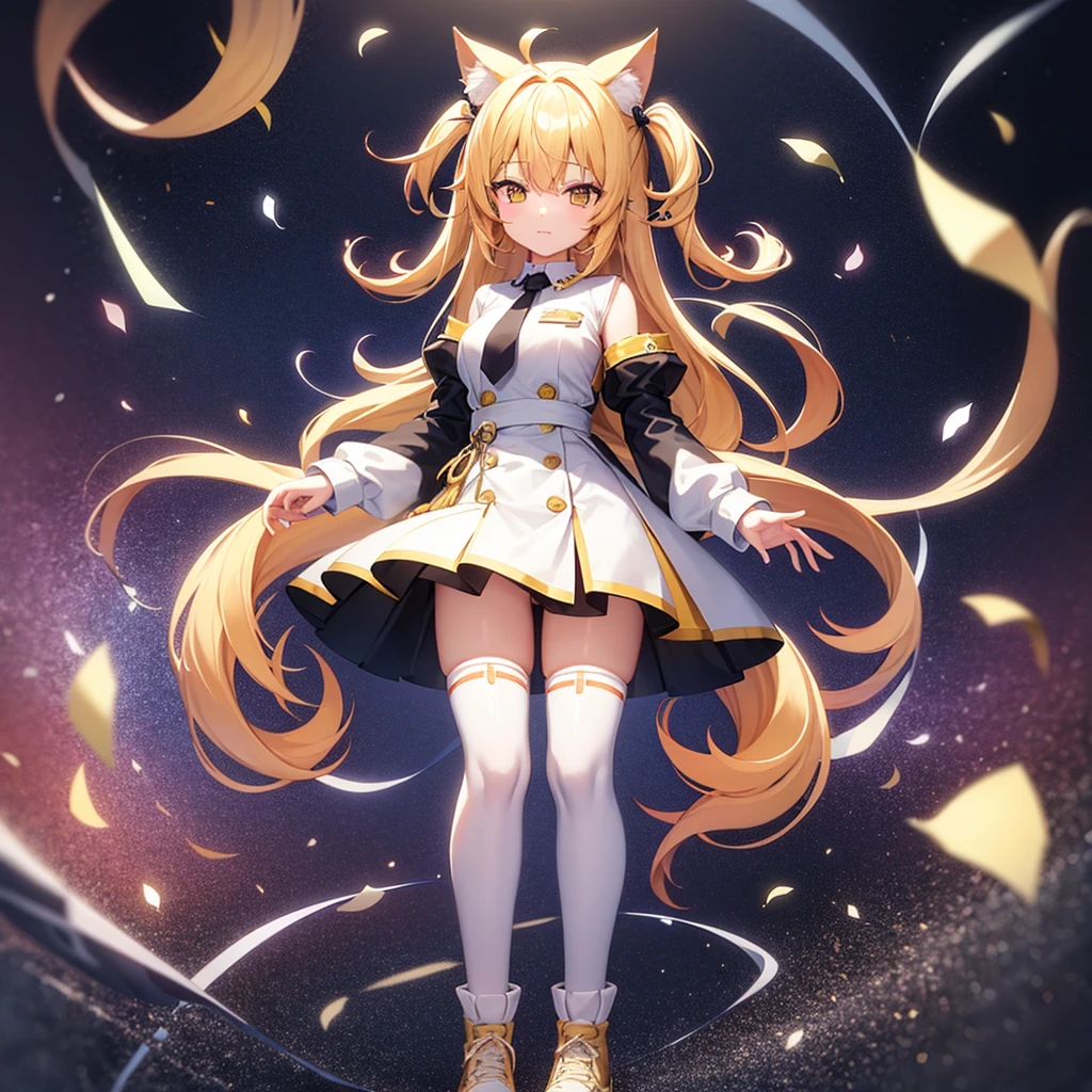1masterpiece, 8k quality,
anime style, full body view, 1 girl, mature woman, queen, long hair, blonde hair, hime style hair, hair over one eye, almond aquamarine eyes, long eyelashes, thin and well defined lips, with a slightly pinkish tinge, medium breasts, thighs, thick thighs, medium hips, (((very angry expression (exaggerated))),((( pout (very exaggerated))))(((puffed out cheeks (very exaggerated)))), white dress, dress elegant, princess dress, knee-length skirt, open neckline, thigh-tight stockings, black high heels, sweatshirt, blue sweatshirt, hoodie, long sleeves, wide sleeves, open sweatshirt, standing, legs apart, fine hands, nails long, blue sky, in public, train stop.