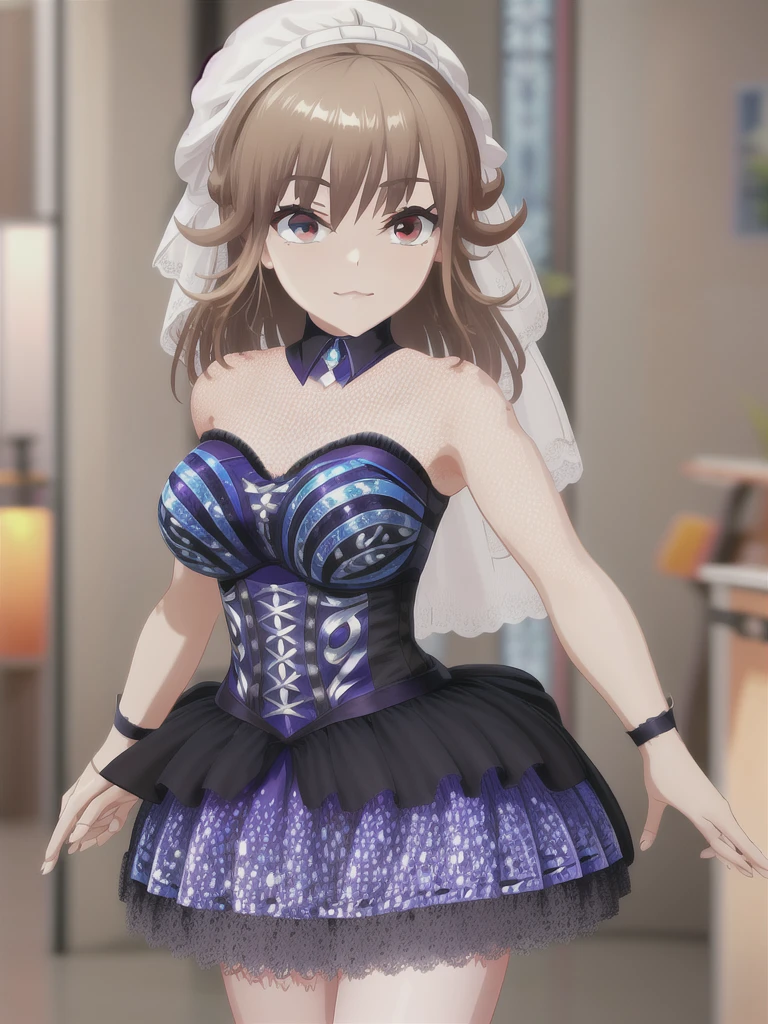 A girl，Long hair, Bangs, Orange Hair, Hair between the eyes, (Red Eyes:1.5),  (Large Breasts:1.2), 
rest  锁骨, Wedding dress，veil，wedding，White Dress，Flowers，The skirt is broken，White socks，Tights，White knee socks，
Looking at the audience, whole body,
indoors, church，permanent，permanent，
rest (masterpiece:1.2), best quality, high resolution, Unity 8K wallpaper, (illustration:0.8), (Beautiful and delicate eyes:1.6), Extremely detailed face, Perfect lighting, Extremely detailed CG, (Perfect hands, Perfect anatomical structure),