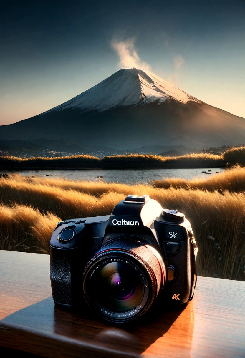 Original photo of the mountain.Fuji, SakuraNS, small detailed, photo-realistic, Ultra Realistic Photo, 8K UHD, digital SLR camera, gentlesoftlighting, high high quality, Film Particle, FujiXT3, (tmasterpiece)