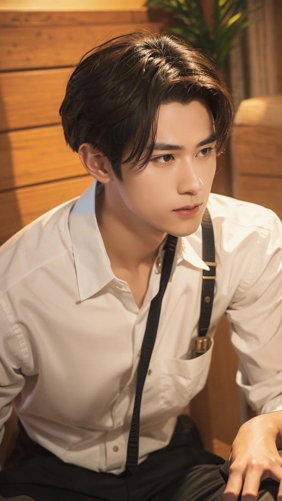 Please face forward.、Western-style handsome man、A refreshing handsome man