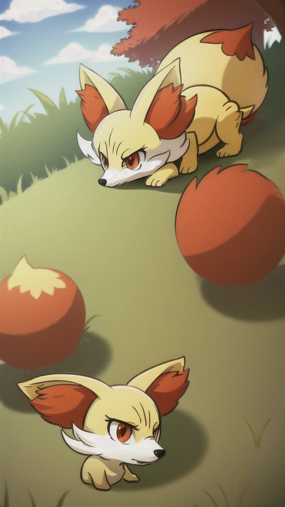 fennekin,grass