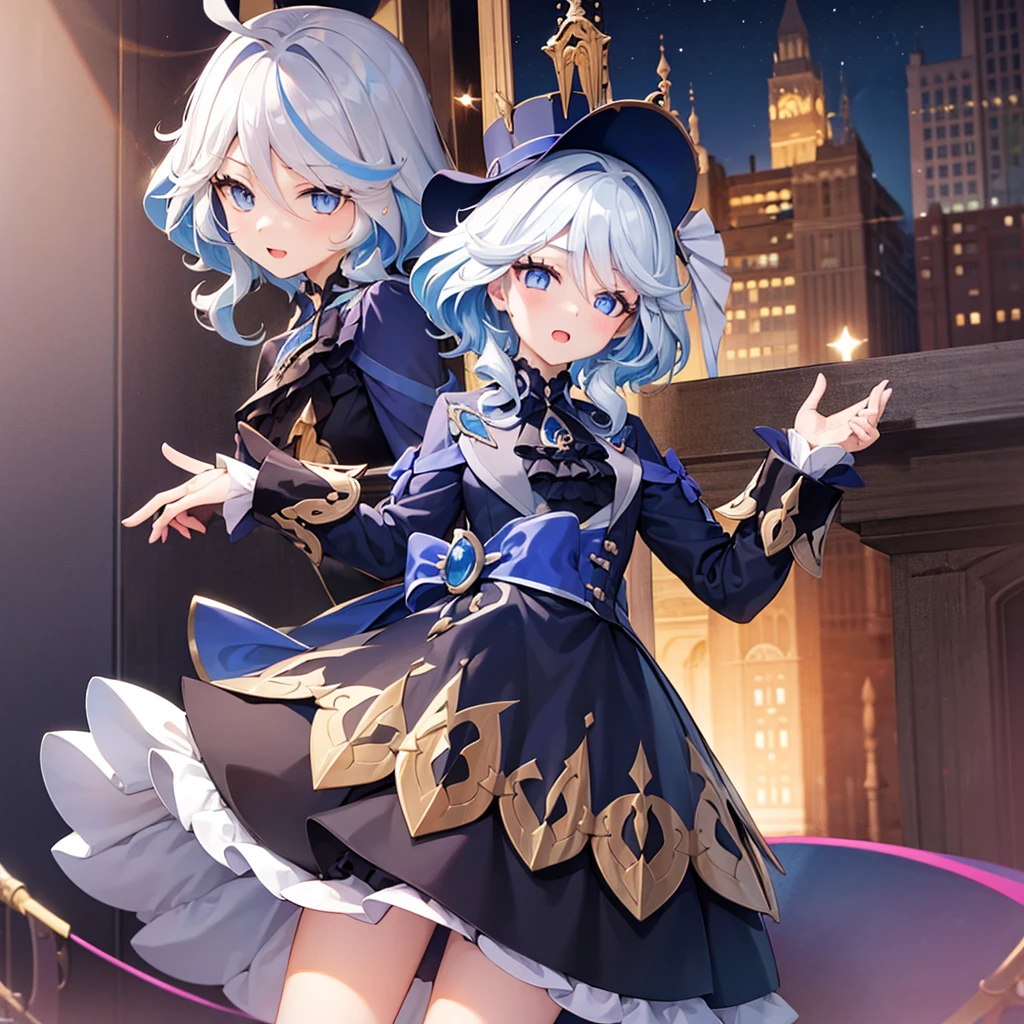 1girl, furina, Masterpiece, night city