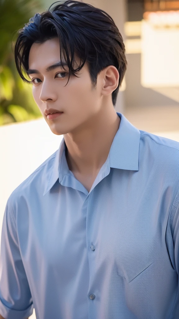 Please face forward.、Western-style handsome man、A refreshing handsome man