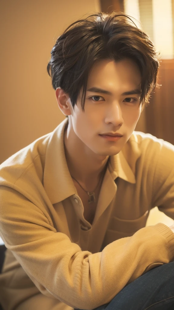Please face forward.、Western-style handsome man、A refreshing handsome man