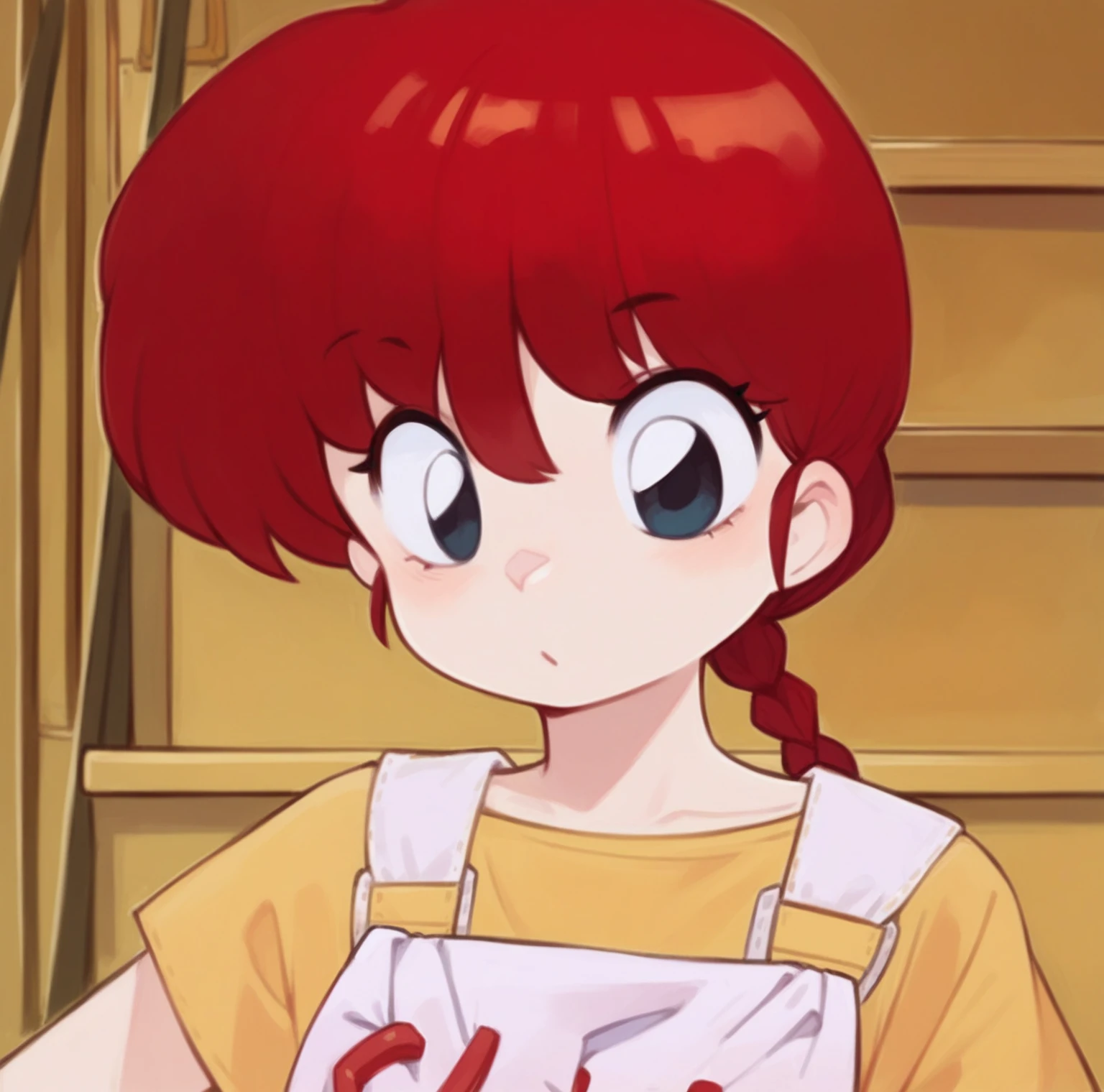 I want this girl to have black hair.