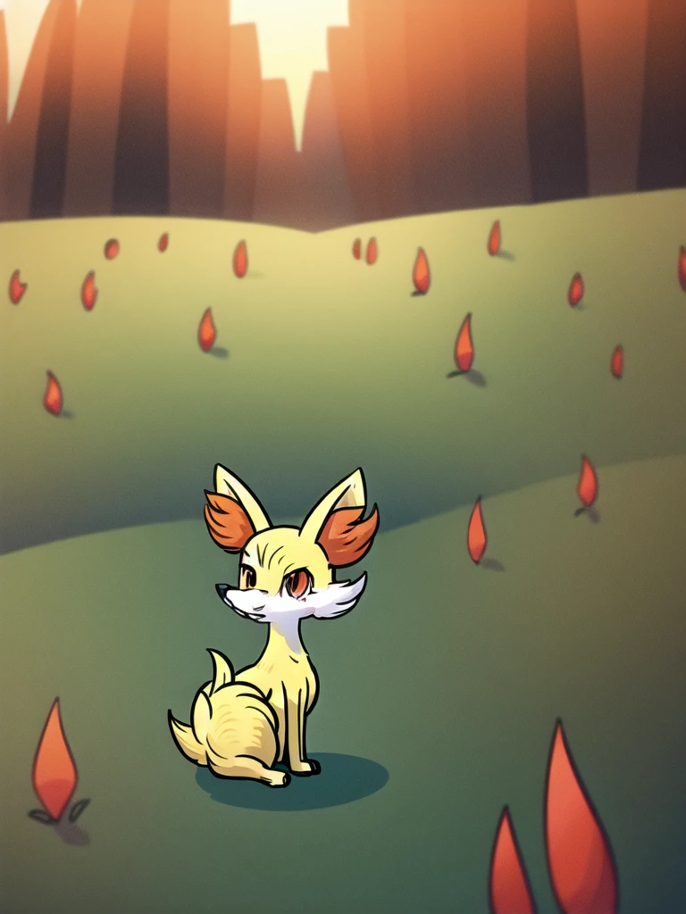 fennekin,grass